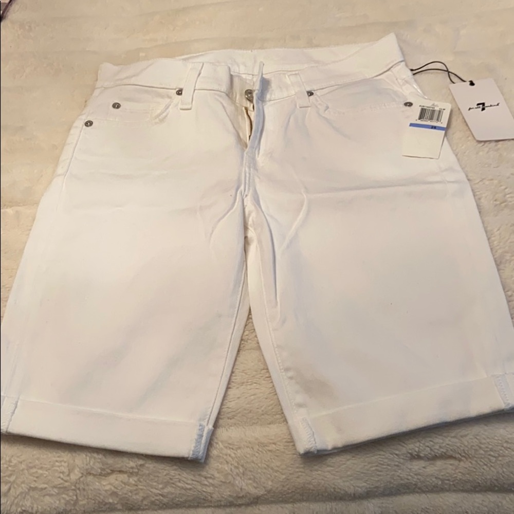 7 for all mankind Bermuda shorts